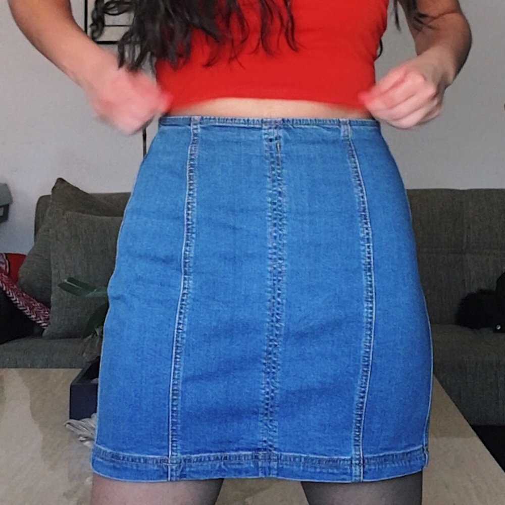 Pacsun Jean Skirt
